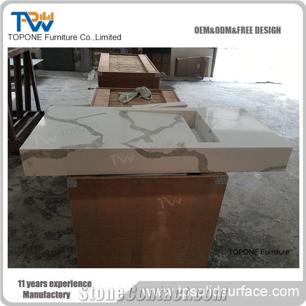 Artificial Marble Stone Hotel Washbasin, Interior Stone Quartz Stone Hotel Washbasin Sinks, Quartz Stone Hotel Sinks Furniture