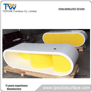 Factory Price Artificial Marble Stone Black Color Google Desk Tops, Interior Stone Acrylic Solid Surface Black Executive Office Table Tops Design, Interior Stone Google Desk Furniture