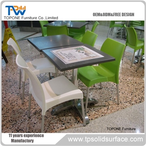 Factory Price Grey Color Square Artificial Marble Stone Dinner Table Tops, Interior Stone Acrylic Solid Surface Dinner Table and Chairs , Interior Stone Dinner Furniture for Sale Factory Price Grey Color Square Artificial Marble Stone Dinner Table Tops, Interior Stone Acrylic Solid Surface Dinner Table and Chairs , Interior Stone Dinner Furniture for Sale
