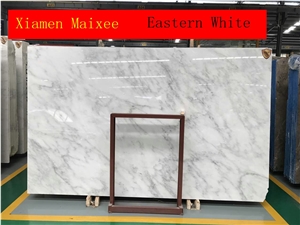 Star White, Luxury Chinese Oriental or Eastern White Marble Slab & Tile with Polish Hone Antique Surface for Flooring Covering Wall Cladding Countertop Bathroom Step Mosaic for Interior Decoration
