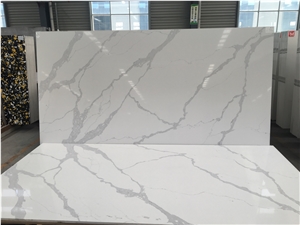 White Quartz Stone Slabs,Calacatta White Quartz,Quartz Stone Tops,Artificial Stone Slabs,Calacatta Quartz Stone,Calacatta Bianco Quartz Tiles/Slabs,Vanity Tops,Table/Bench Tops,Engineered Stone