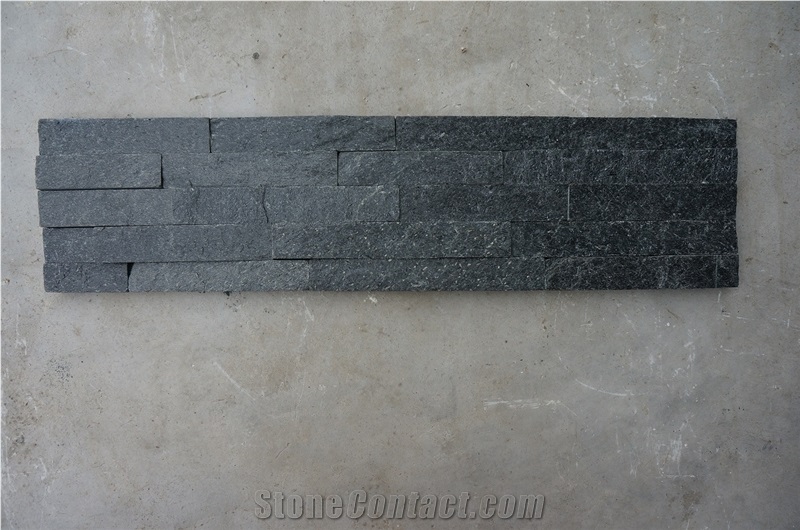 Black Quartzite(Gc-101) / 5 Rows/Culture Stone/Stone Veneer/Wall Stone/ Natural Quartzite