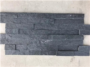 Black Quartzite (Gc-101-Z/S Shape) / 4 Rows/Culture Stone/Stone Veneer/Wall Stone/ Natural Quartzite Black Quartzite (Gc-101-Z/S Shape) / 4 Rows/Culture Stone/Stone Veneer/Wall Stone/ Natural Quartzite