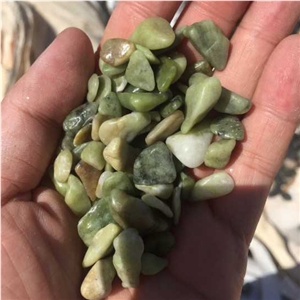 Pebble Stone,River Stone,Polished,Walkway Stone,Green