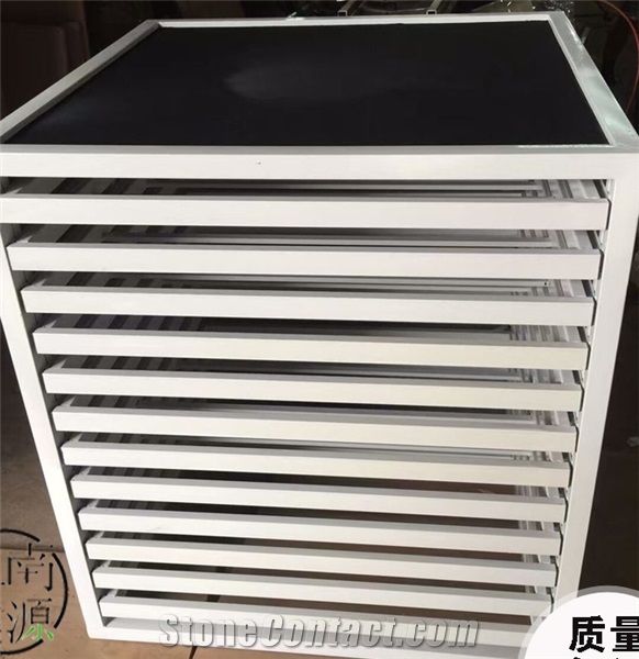 124drawer Wood Flooring Display Onyx Table Stand Ceramic Display Rack Exhibition Stand Frame Sliding Tile Displays Marble Display Stands Travertine Displays Frames Marble-Slabs