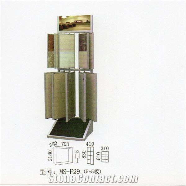 166granite Display Slate Rack Metal Storage Monument Sample Fixture Onyx Marble Stone Shelf Ceramic Tile Rack Exhibition Stand Quartz Limestone Tile Ceramic Flower Mosaic Acrylic Fixture Sandstone Har