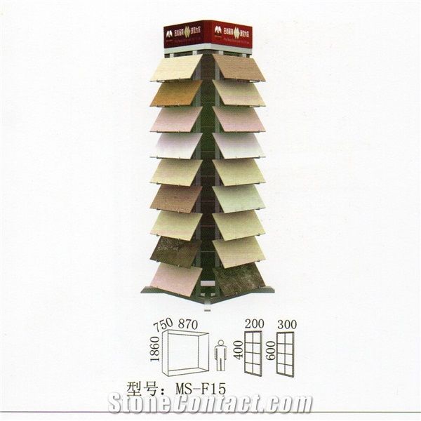 166granite Display Slate Rack Metal Storage Monument Sample Fixture Onyx Marble Stone Shelf Ceramic Tile Rack Exhibition Stand Quartz Limestone Tile Ceramic Flower Mosaic Acrylic Fixture Sandstone Har
