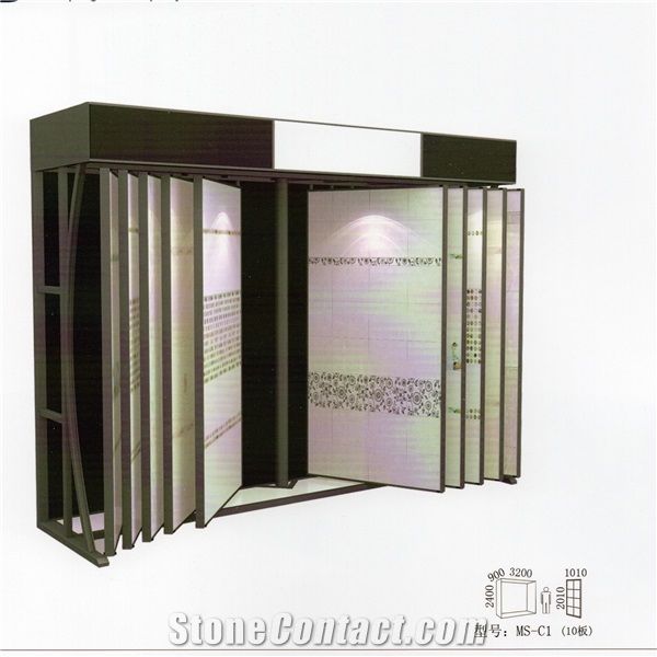 172 Granite Display Slate Rack Metal Storage Monument Sample Fixture Onyx Marble Stone Shelf Ceramic Tile Rack Exhibition Stand Quartz Limestone Tile Ceramic Flower Mosaic Acrylic Fixture Sandstone Ha