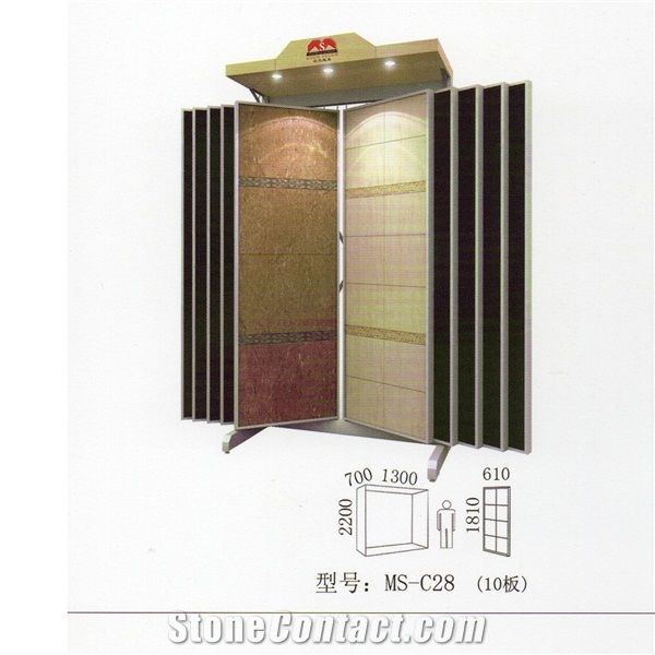 178 Granite Display Slate Rack Monument Sample Metal Storage Fixture Onyx Marble Stone Shelf Ceramic Tile Exhibition Stand Quartz Limestone Tile Ceramic Flower Mosaic Acrylic Fixture Sandstone Hardwoo