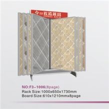 181 Granite Display Metal Storage Slate Rack Monument Sample Fixture Onyx Marble Stone Shelf Ceramic Tile Rack Exhibition Stand Quartz Limestone Tile Ceramic Flower Mosaic Acrylic Fixture Sandstone Ha