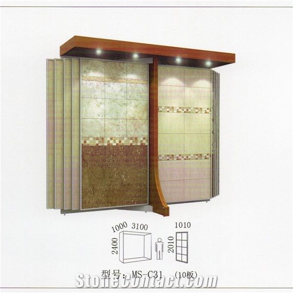 191 Granite Display Slate Rack Monument Metal Storage Sample Fixture Onyx Marble Stone Shelf Ceramic Tile Exhibition Stand Quartz Limestone Tile Ceramic Flower Mosaic Acrylic Fixture Sandstone Hardwoo