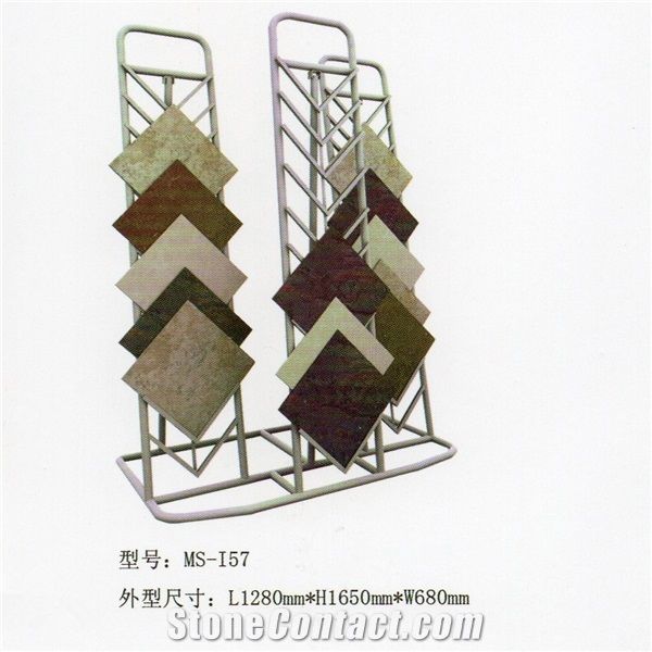 202 Granite Display Slate Monument Sample Fixture Onyx Marble Stone Shelf Ceramic Metal Storage Exhibition Stand Quartz Limestone Tile Ceramic Flower Mosaic Acrylic Fixture