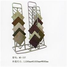 202 Granite Display Slate Monument Sample Fixture Onyx Marble Stone Shelf Ceramic Metal Storage Exhibition Stand Quartz Limestone Tile Ceramic Flower Mosaic Acrylic Fixture
