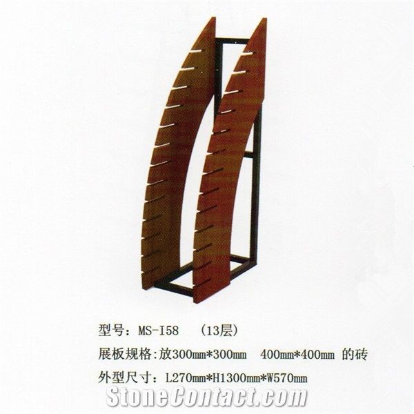 202 Granite Display Slate Monument Sample Fixture Onyx Marble Stone Shelf Ceramic Metal Storage Exhibition Stand Quartz Limestone Tile Ceramic Flower Mosaic Acrylic Fixture