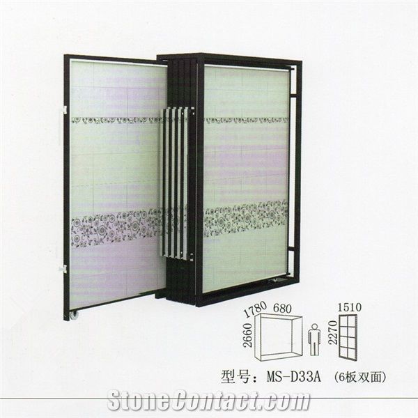 218 Granite Display Metal Storage Slate Rack Sample Fixture Onyx Marble Stone Shelf Ceramic Tile Rack Exhibition Stand Quartz Limestone Tile Ceramic Flower Mosaic Acrylic Fixture