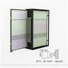 218 Granite Display Metal Storage Slate Rack Sample Fixture Onyx Marble Stone Shelf Ceramic Tile Rack Exhibition Stand Quartz Limestone Tile Ceramic Flower Mosaic Acrylic Fixture