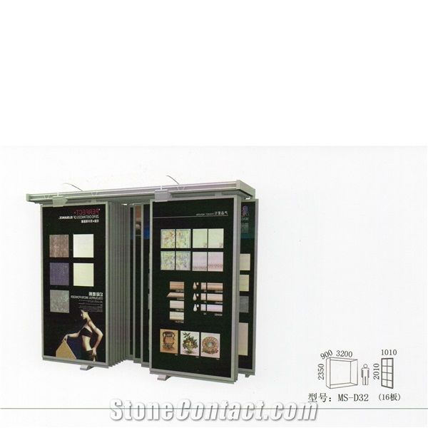 221 Granite Display Metal Storage Slate Rack Monument Sample Fixture Onyx Marble Stone Shelf Ceramic Tile Rack Exhibition Stand Quartz Limestone Tile Ceramic Flower Mosaic Acrylic Fixture