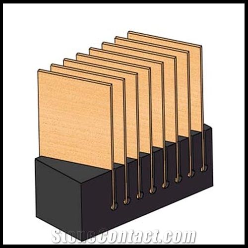 68pebble Stand Onyx Table Stand Ceramic Display Rack Stone Free Standing Granite Racks Onyx Displays Flooring Displays Waterfall Racks Wing Racks Marble Shelving Tradeshow Displays Fixture Laminated D