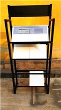 69pavers Suitcase Storage Racks Loose Tile Displays Marble Displays Stone Towers Onyx Table Stand Ceramic Display Rack Mosaic Shelf Quartzite Stands Granite Racks Hardwood Displays Ceramic Towers Wate