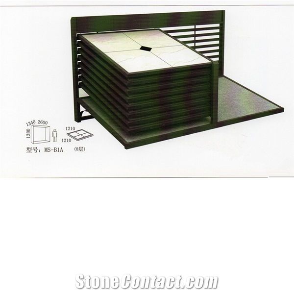 Black-Granite Display Stand Racks Crema-Marfil Display Racks Marble Display Stand Racks Mosaic Tile Display Panel Exhibition Grey-Marble Hanging Displays