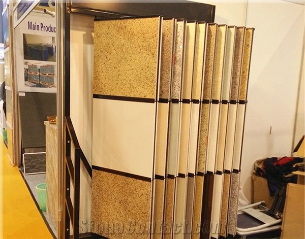 Ceramic Display Racks Crema Marfil Standard Marble Stands Quartz Racks Brazil-Granite Display Stands Quartzite-Slabs Displays