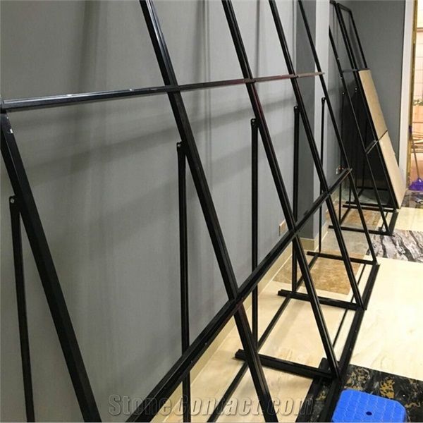 Ceramic Tile Sample Board Wing Tile Sample Frame Metal Floor Ceramic Tile Display Stands Rotating Tile Sample Stands for Ceramic Marble Granite Limestone Quartz Mosaic Building Materials
