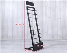 Counter Top Ceramic Tile Wing Tile Sample Racks Showing Shelf Spinning Tile Sample Board Display for Ceramic Marble Granite Limestone Quartz Mosaic Building Materials