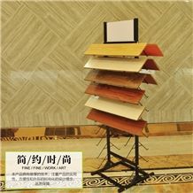 Cuontertops Display Stand Racks Crema-Marfil Stands Quartz-Stone Display Racks Beige Flower Stands