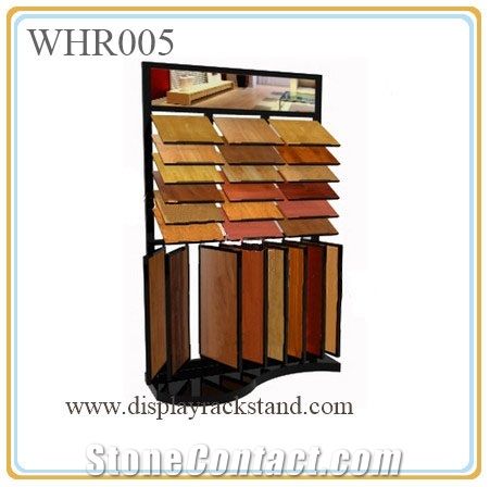 Custom Metal Stone Sample Displays Quartz Stand Tile Display Rack Hardwood Racks