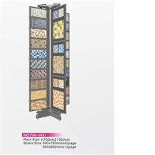 Custom Mosaic Stand Metal Stone Sample Displays Quartz Stand Tile Display Rack