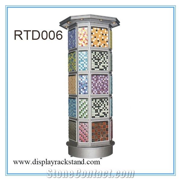 Custom Mosaic Stand Metal Stone Sample Displays Quartz Stand Tile Display Rack