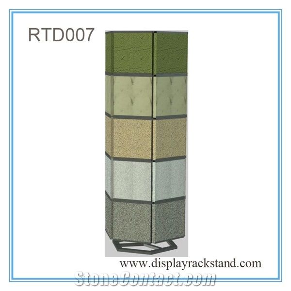 Custom Mosaic Stand Metal Stone Sample Displays Quartz Stand Tile Display Rack