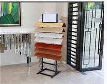 Custom Wall Tiles Samples Display Racks Showroom Stands Display Racks Stands for Porcelain Tiles Tile Showroom Display Tile Display Rack Marble Tile Display Racks