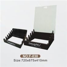 F-042marble Displays Granite Samples Marble Stand Sink Display Racks Pavers Onyx Slate Door Quartz Racks Stone Shelf Stone Countertops Stone Tower
