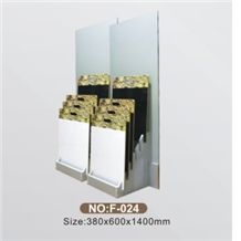 F-043marble Displays Granite Samples Marble Stand Sink Display Racks Pavers Onyx Slate Door Quartz Racks Stone Shelf Stone Countertops Stone Tower