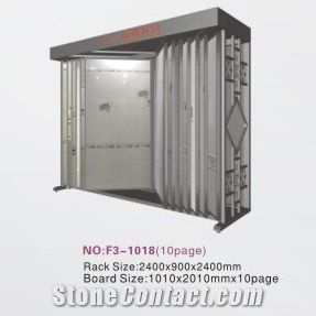 F3-1028 Marble Displays Granite Samples Marble Stand Display Rack Onyx Slate Door Quartz Racks Stone Shelf Stone Tower