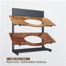 F5-1202 Marble Displays Granite Samples Marble Stand Display Racks Onyx Slate Door Quartz Racks Stone Shelf Stone Tower