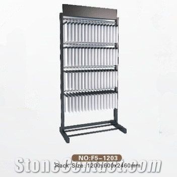 F5-124marble Displays Granite Samples Marble Stand Display Racks Onyx Slate Door Quartz Racks Stone Shelf Stone Tower