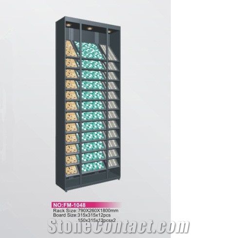 Fm-1048marble Displays Granite Samples Marble Stand Sink Display Racks Pavers Onyx Slate Door Quartz Racks Stone Shelf Stone Countertops Stone Tower
