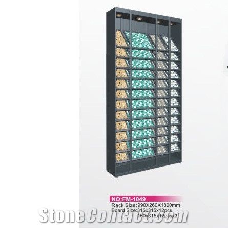 Fm-1050marble Displays Granite Samples Marble Stand Sink Display Racks Pavers Onyx Slate Door Quartz Racks Stone Shelf Stone Countertops Stone Tower
