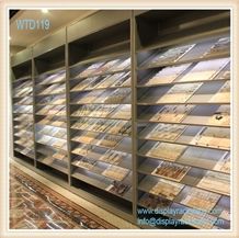 Granite Display Stand Marble Stone Shelf Waterfall Tile Display Stands Rotating Mosaic Display Racks Granite-Slabs Portable Display Tile Display Stand