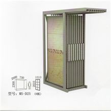 Granite Displays Ceramic Tile Racks Stone Shelf Flooring Mosaic Metals Storage Custom Sample Board Stand Hardwood Exhibition Marble Sandstone Onyx Slab Frame Wing Waterfall Limestone Case Fixture