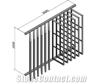 Granite Sample Board Display Stand Racks White-Marble Display Stands Sandstone Exhibition Racks Tile Exhibition Displays Racks Metal Racks