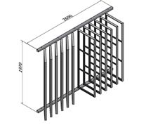 Granite Sample Board Display Stand Racks White-Marble Display Stands Sandstone Exhibition Racks Tile Exhibition Displays Racks Metal Racks