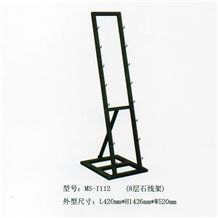 Granite Stand Wing Racks Slate Fixture Display Fairs Display Metal Marble-Blocks Display Labradorite Display Sandstone Display Black-Galaxy-Granite Display Travertine Display Tiles Display Rack Stand