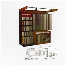 Green-Marble Display Rack Stands Rotating Mosaic Display Racks Blocks Stone Display Racks Onyx-Slabs Display Racks Cuontertops Desktop Stand Slate Tile Display Racks Slab Storage Racks