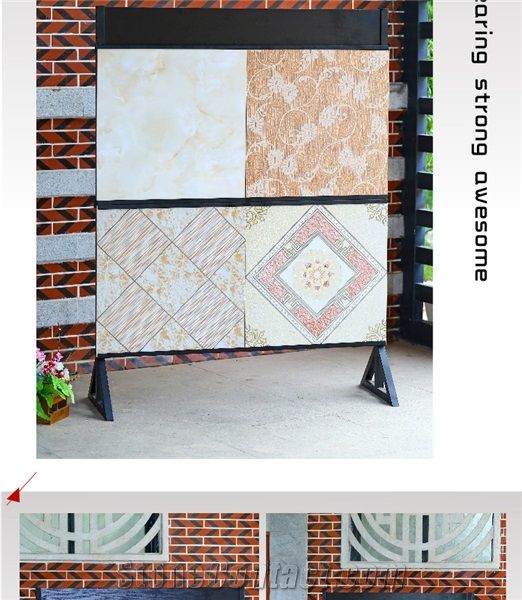 Loose Tile Displays Ceramic Display Rack Wall Racks Marble Shelving Granite Racks Solutions Display Units Ceramic Steel Racks Labradorite Stone Displays Custom Floor Displays Crema-Marfil Stone Towers
