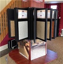 Marble Metal Displays Top Metal Display Racks Granite Display Rack Stands Quartz Sample Display Stand Racks Exodus Portable Display Cases Marina Hanging Displays