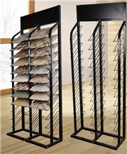 Metal Display Racks Labradorite Display Racks Marble Stand Racks Exhibition Stand Design Black-Granite Display Racks Grey-Marble Stands