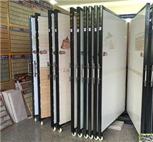 Metal Display Racks Quartz-Stone Display Rack Standsgrey-Marble Stand Racks Mosaic Display Stands Cuontertops Display Stand Racks